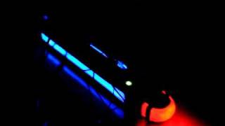 Star Trek DS9 Runabout model nacelle light test