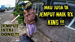 VLOG BUCIN SAMA ISTRI - PURA' MOTORNYA DI MASUKIN KE BENGKEL BIAR DIA MAU NAIK RX KING 😂 !!!