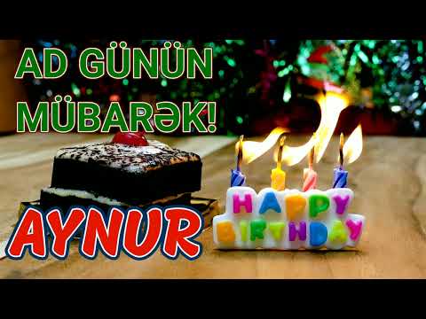 AD GÜNÜ TƏBRİKİ - Aynur (Whatsapp üçün status) - # Video39