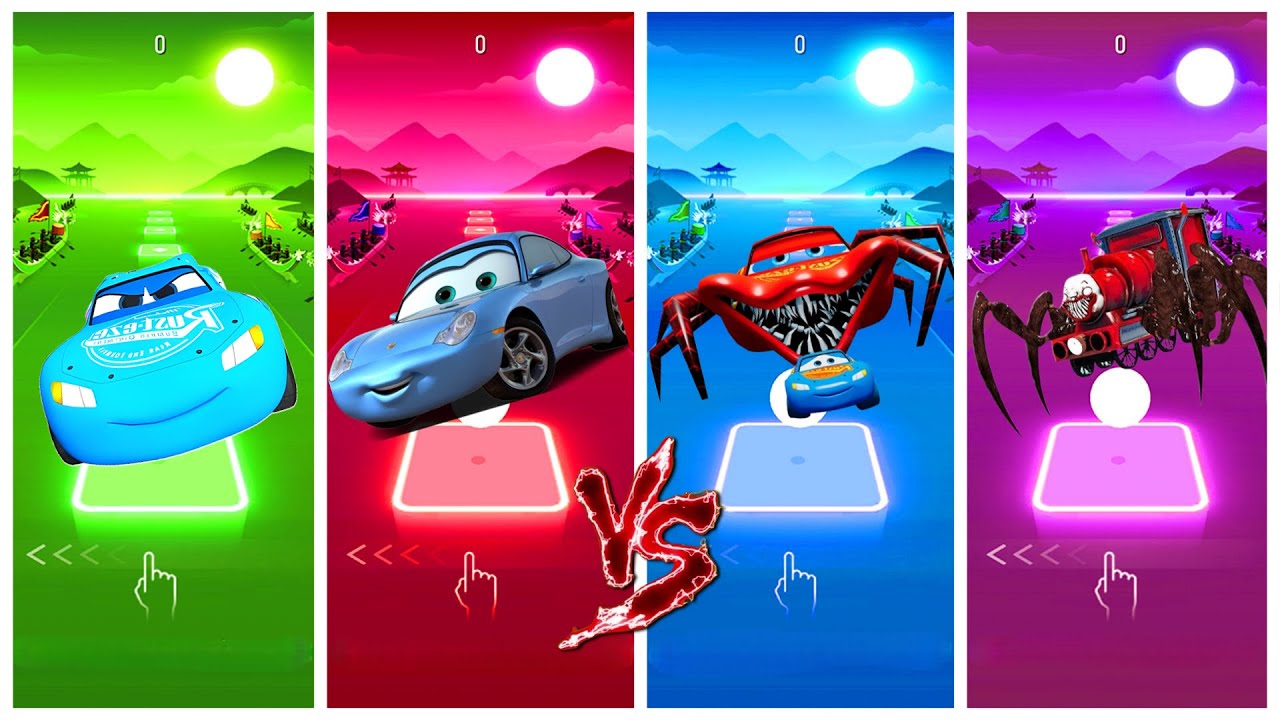 Epik Tiles Hop - Crazy McQueen Monster Tiles Hop Challenge!