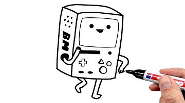 How to Draw BMO From Adventure Time