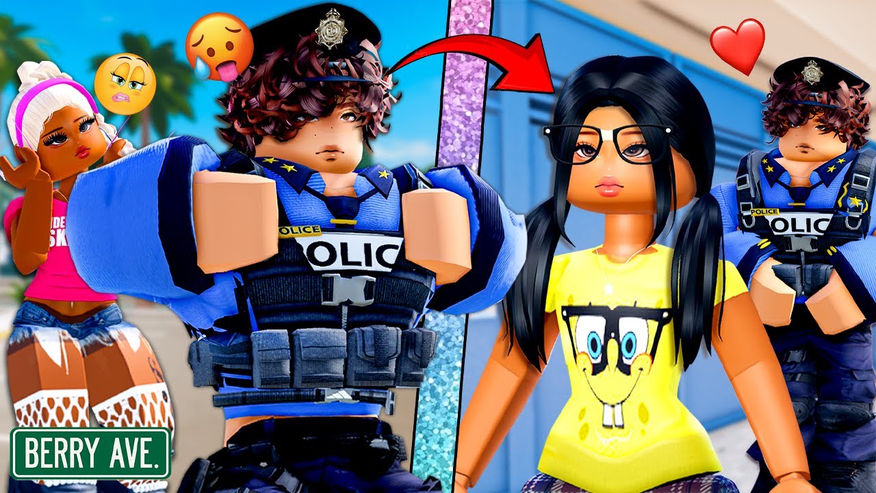 Hot Cop Rejected Me, So I Became a NERD ( Berry Avenue Story)