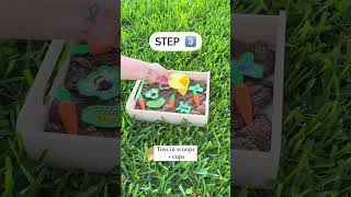 Try this garden-themed sensory bin is one of those activities that checks all the boxes 🌱