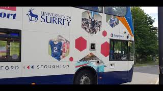 Here is the stagecoach bus 15985 on the number 1 in Guildford Tesco