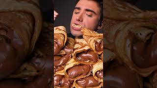 Nutella Crepe Rolls Asmr 