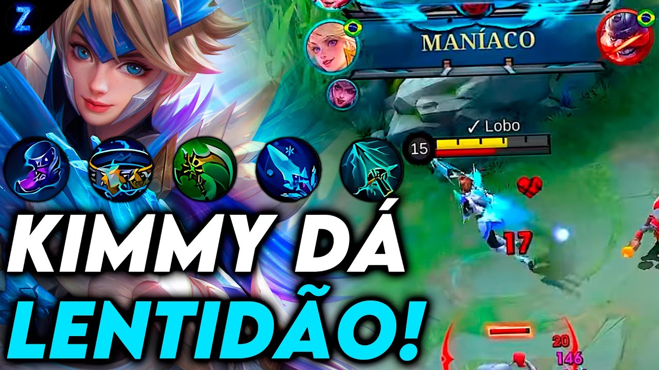A BUILD PROIBIDA DE LENTIDÃO NA KIMMY! - KIMMY GAMEPLAY | Mobile Legends