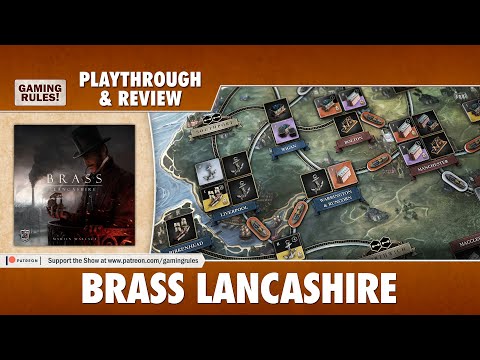 Brass Lancashire - Playthrough & Review 