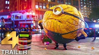 DESPICABLE ME 4 'Mega Minions Eats Bomb Scene' Trailer (4K ULTRA HD) 2024