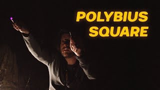 Secret Laser Communications via Polybius Square