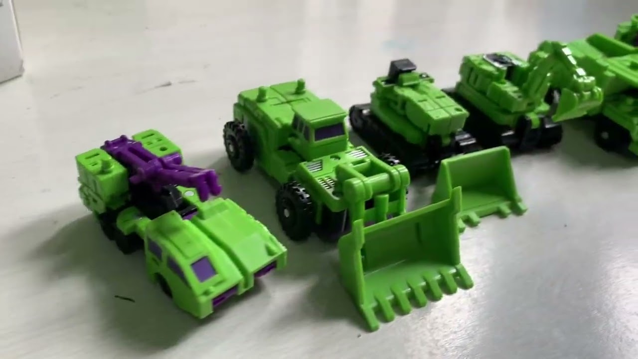 Así se transforman los CONSTRUCTICONS en DEVASTATOR, TRANSFORMERS G1 HASBRO