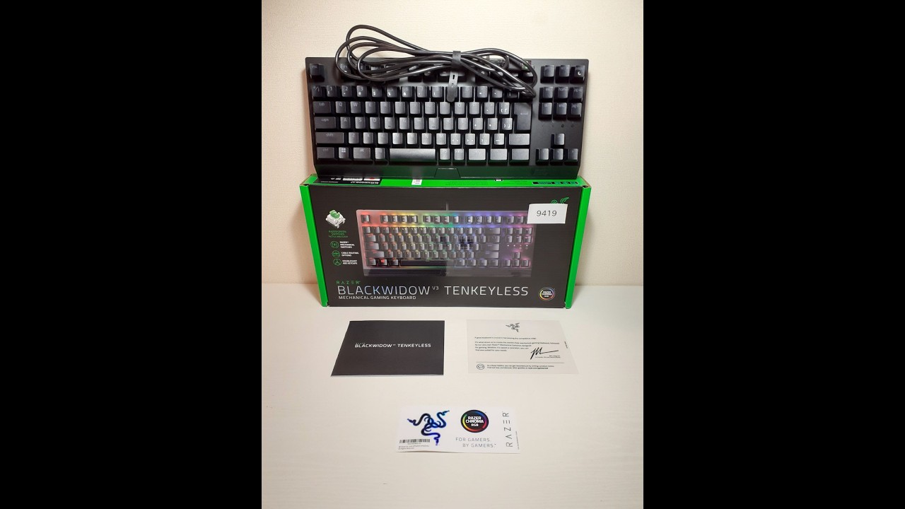Razer ゲーミングキーボード テンキーレス メカニカルキーボード