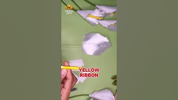 How To Make Calla Lily Satin Ribbon Flowers🌸 #flowers #diy #diyflowers