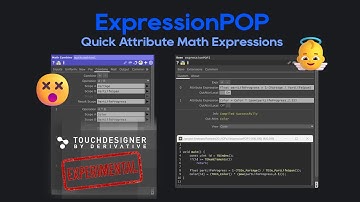 ExpressionPOP - quick attribute math expressions in #touchdesigner #pops