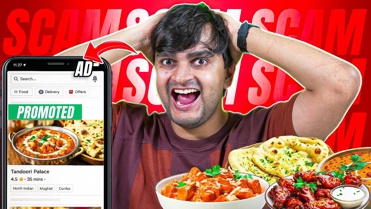 Trying Only Ad food from Zomato Swiggy