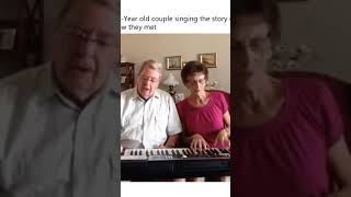 83 years old couple singing their voice 😍🥰