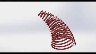 Solidworks Tutorial : How to make Conical Spring