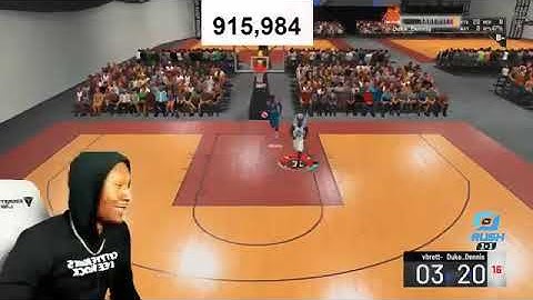 Durag Duke makes defender swim without water on 1v1 Rush Nba2k20