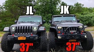 LIFTED 2018 Jeep Wrangler Rubicon JL 37” Tires - YouTube