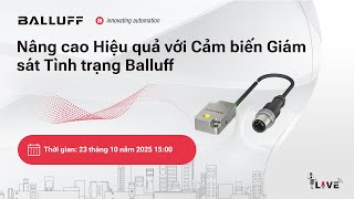 Nâng cao Hiệu quả với Cảm biến Giám sát Tình trạng Balluff