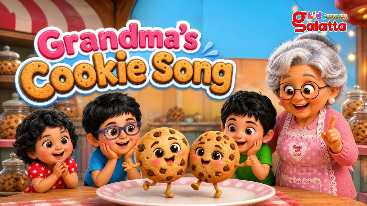 Grandma's Cookie Song | English Nursery Rhymes for Childrens | Galatta Kids English