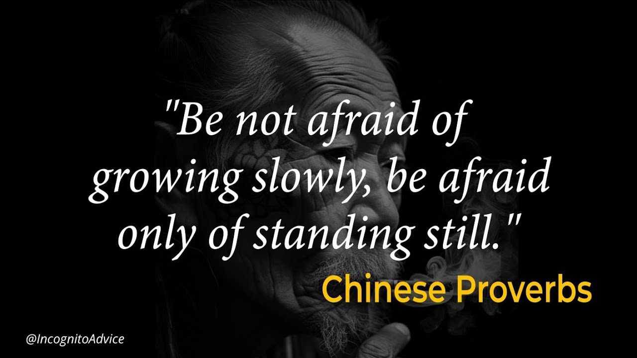 50 Best Chinese Proverbs of All Time! - YouTube