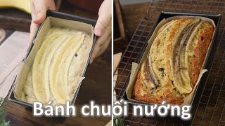 Có chuối chín trong nhà thì làm bánh chuối nướng thôi các bạn, siêu ngon siêu đơn giản