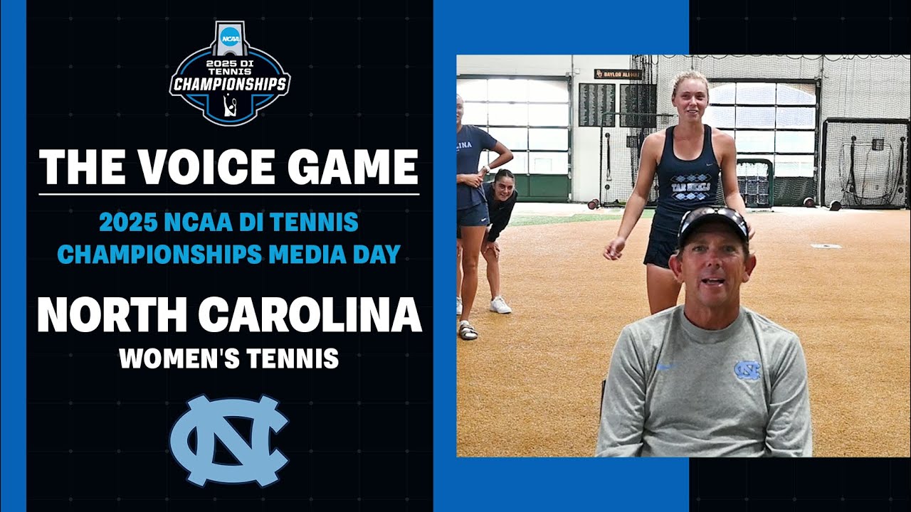 UNC Women's Tennis | The Voice Game | 2025 NCAA Championship Media Day