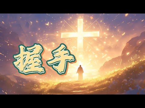 握手------伴奏音乐  超大字歌词 敬拜PPT