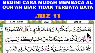 KHUSUS LANSIA UNTUK TERBATA BATA MEMBACA AL QUR'AN DENGAN LATIHAN PELAN PELAN #juz11