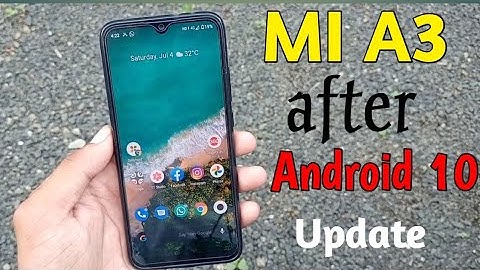 MI A3 after Android 10 Update !!😍