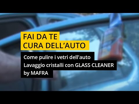 Pulire vetri auto: lavaggio cristalli con ma fra youtube Sgrassare i vetri