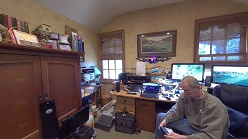 Indoor DJI Spark and Insta360 One X Camera