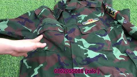 Bộ rằn ri qua sử dụng 80% . k20 chiến sĩ lục quân