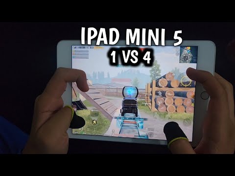 IPAD MINI 5 🔥 1 VS 4 TDM CHALLENGE | BEST 4-FINGERS CLAW + FULL GYRO HANDCAM GAMEPLAY | PUBG MOBILE