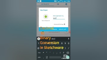 Decimal to Binary Conversion in Sketchware