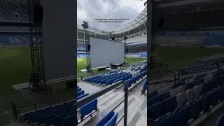VTB Arena Dynamo Stadium Setup for Michael Jackson Biopic "MICHAEL" | Special Screening Moscow