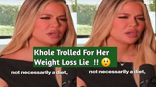 Fans Mock Khloé Kardashian Dropped 80 Pounds Post-pregnancy By Cutting Out This Product