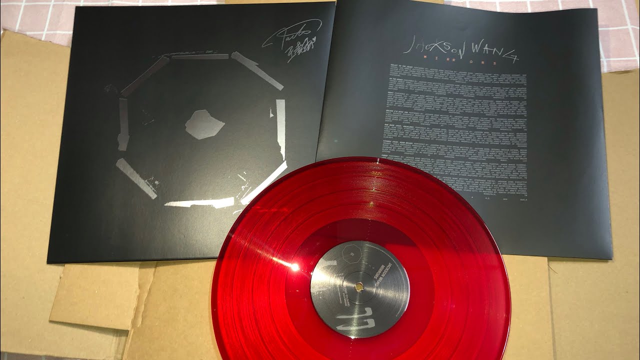 unbox] Jackson Wang album “MIRRORS” Vinyl + T-shirt #JacksonWang