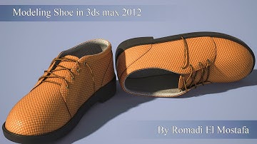 Modeling shoe in 3ds max 2012 part 4-4