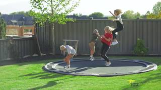 TRAMPOLINES DOWN UNDER - The ULTIMATE In-Ground  Trampoline System /Back yard Trampoline Fun!!