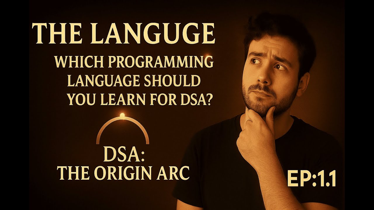 Which Language is Best for DSA? (Python vs Java) | EP 1.1 — The ...