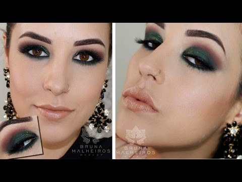 Maquiagem: Smokey Eyes Verde Escuro