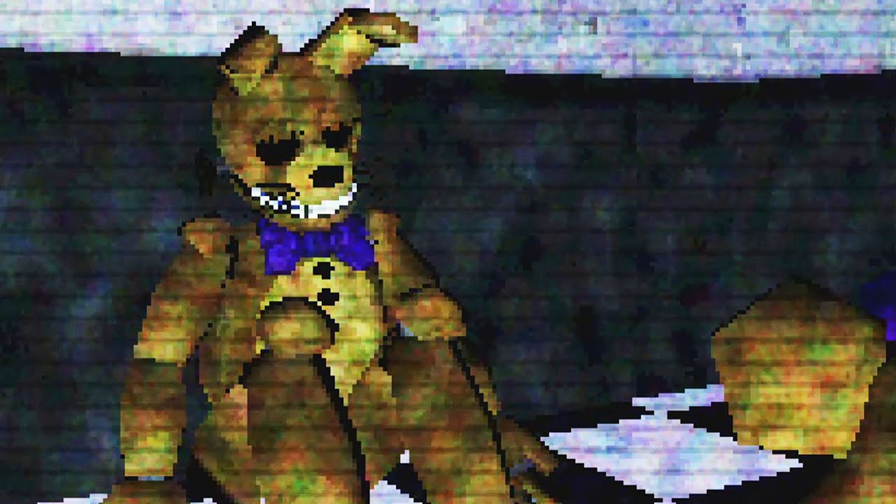 FNAF Visiting Fazbears - EU CONSTRUÍ O SPRINGBONNIE NA SAFE ROOM ...