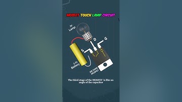 MOSFET Touch Lamp Circuit #diyelectronics #3delectronics #mosfet