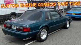 More Progress on Johns 408 Clevor powered Foxbody Build