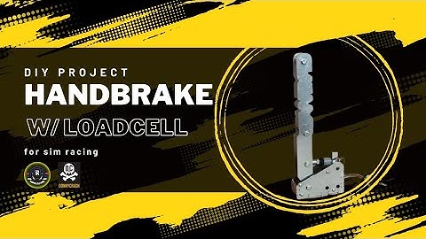 #DIY #simracing - Build a handbrake with loadcell for your simracing rig