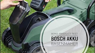 Bosch bester Akku Rasenmäher 2023 CityMower 18 im Test - perfekt für normale Gärten bis ca 300qm