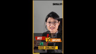 😲Boss VS Employee Excel Challenge | Skill learning for CA Students | Agrika Khatri screenshot 2