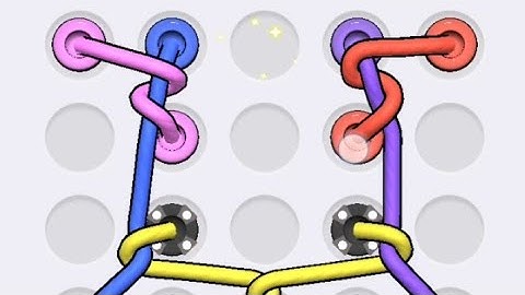 Tangled Rope Level 21-25 Walkthrough Gameplay Android,iOS 