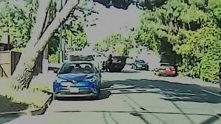 Insane Crash in small neighborhood